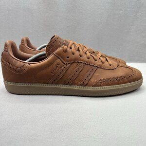adidas Samba OG Mens Size 13 Shoes OG Brogue Pack Dust Rust Leather Sneakers NEW